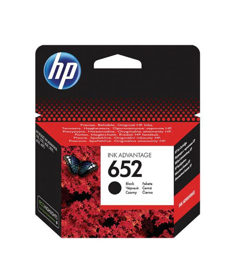 HP F6V25A (652) Siyah Orjinal Kartuş - Deskjet 1115