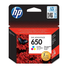 Hp 650 CZ102A Renkli Orjinal Kartuş