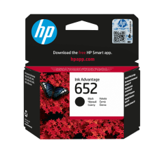 Hp 652 F6V25A Siyah Orjinal Kartuş