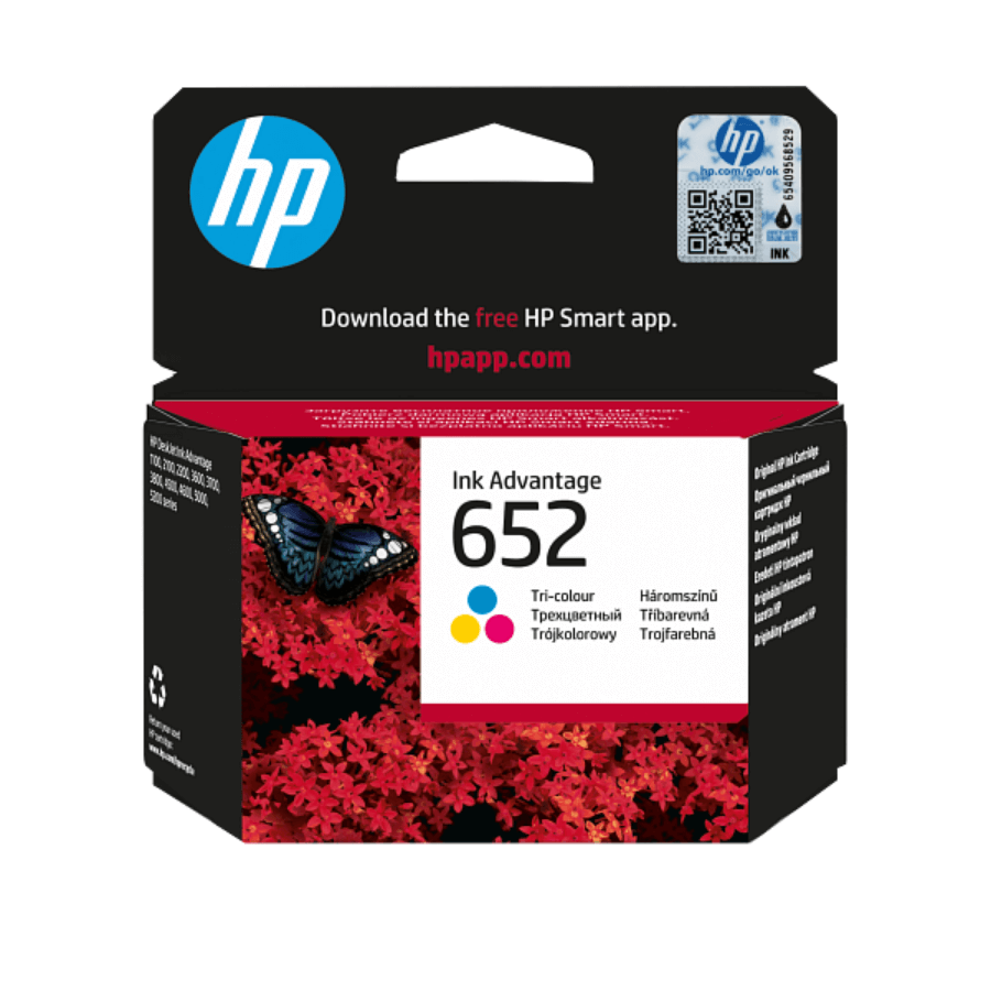 Hp 652 F6V24A Renkli Orjinal Kartuş