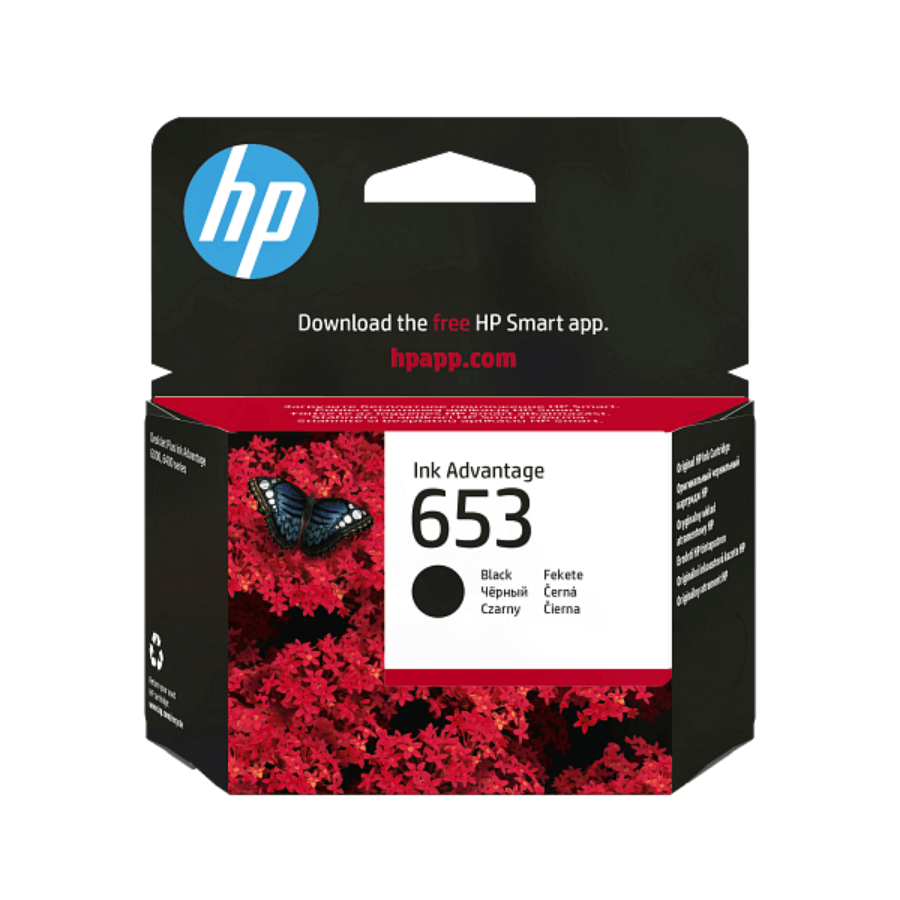 Hp 653 3YM75AE Siyah Orjinal Kartuş