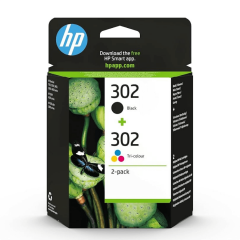 Hp 302 X4D37AE Siyah+Renkli Multipack Orjinal Kartuş Seti