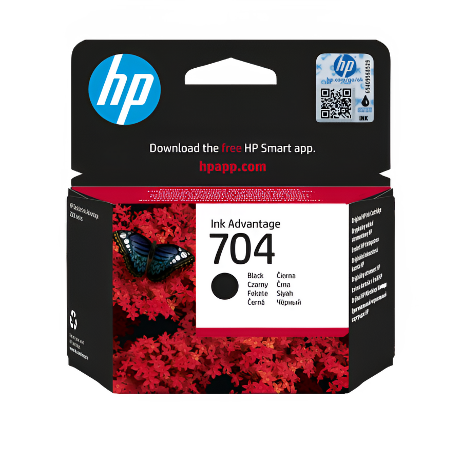 HP 704 CN692A Siyah Orjinal Kartuş