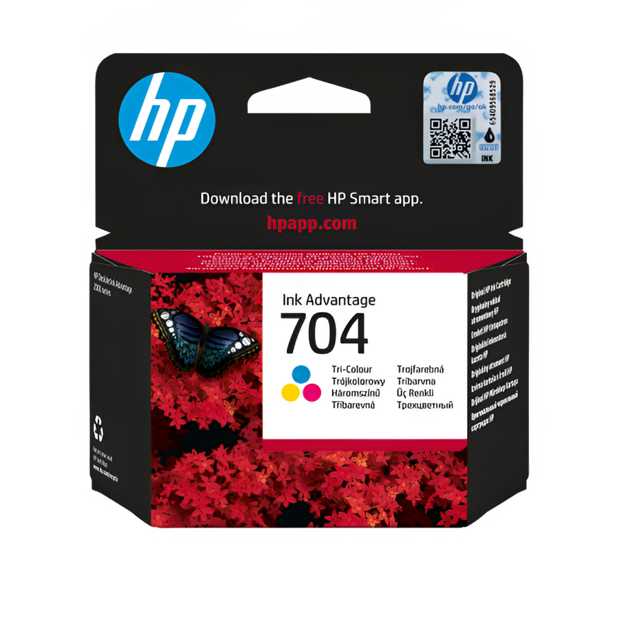 HP 704 CN693A Renkli Orjinal Kartuş