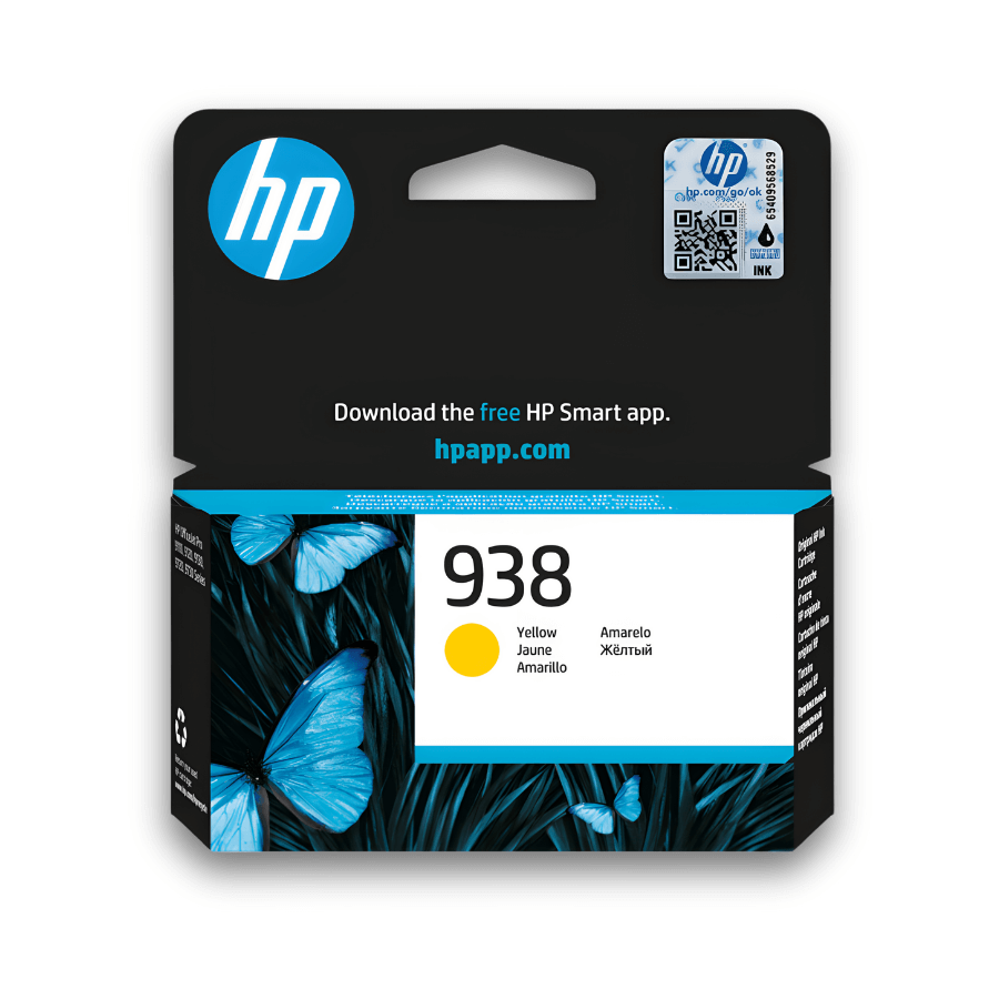 HP 938 4S6X7PE Sarı Orjinal Kartuş