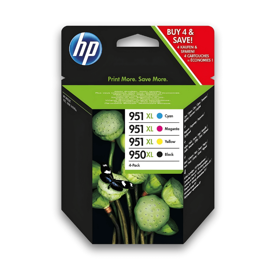 HP 950XL/951XL C2P43AE 4'lü Orjinal Kartuş Seti