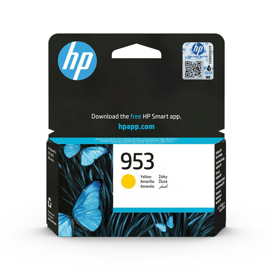 HP 953 F6U14AE Sarı Orjinal Kartuş