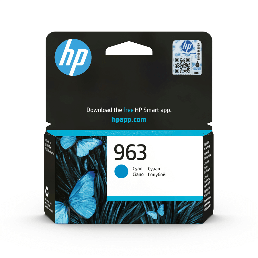 HP 963 3JA23AE Mavi Orjinal Kartuş