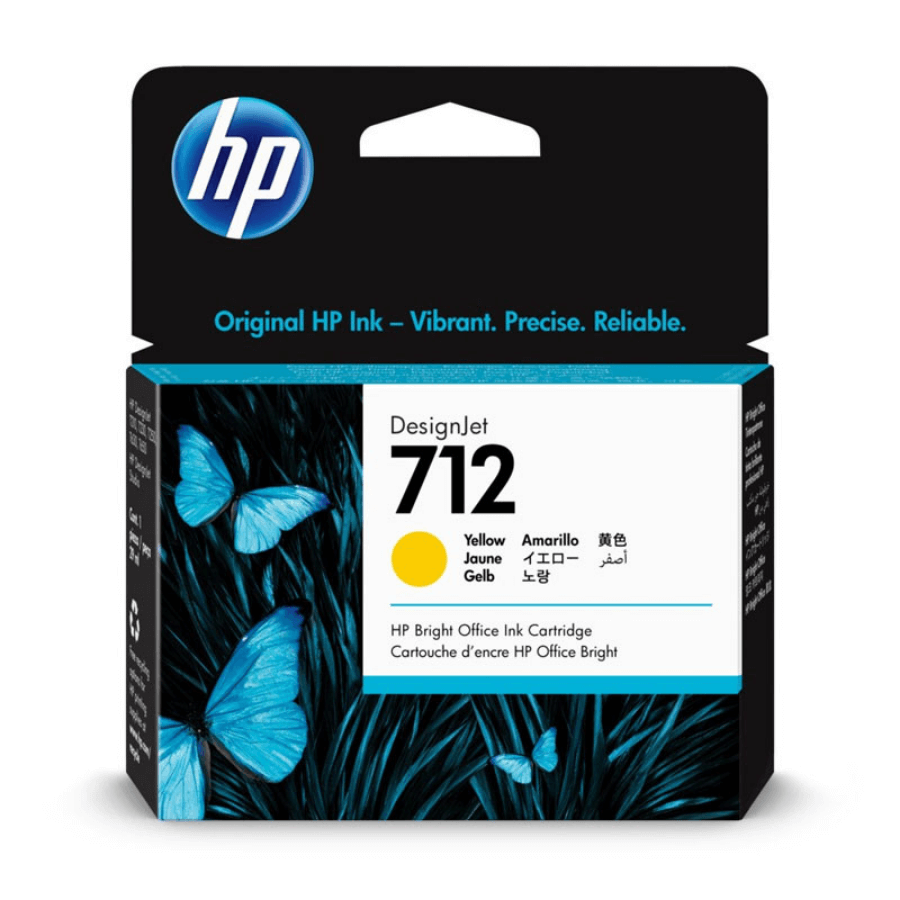 HP 712 3ED69A Sarı Orjinal Kartuş