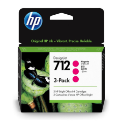 HP 712 3ED78A Kırmızı Orjinal Kartuş 3lü Paket