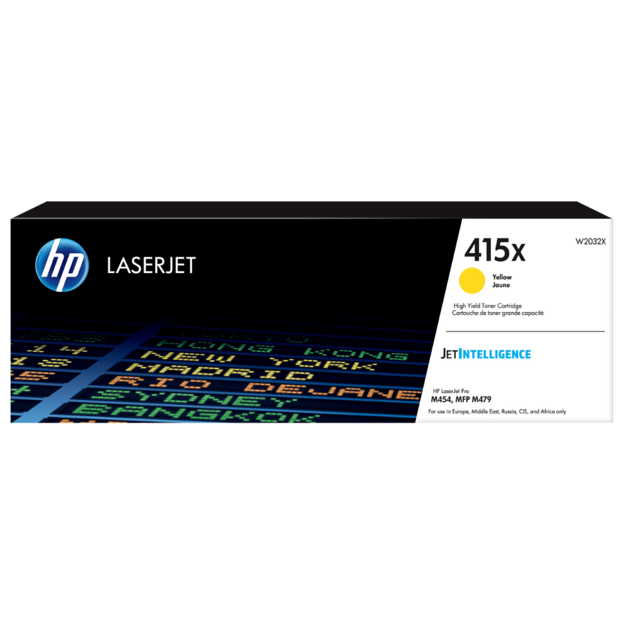 HP 415X W2032X Sarı Orjinal Toner Yüksek Kapasite