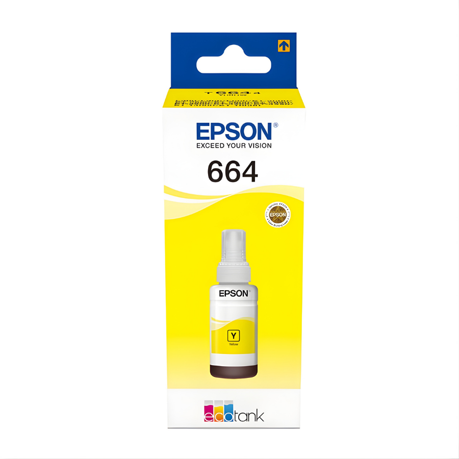 Epson 664 C13T66444A Sarı Orjinal Mürekkep