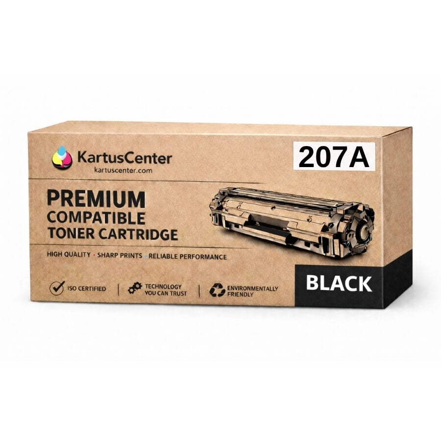HP 207A W2210A Siyah Muadil Toner