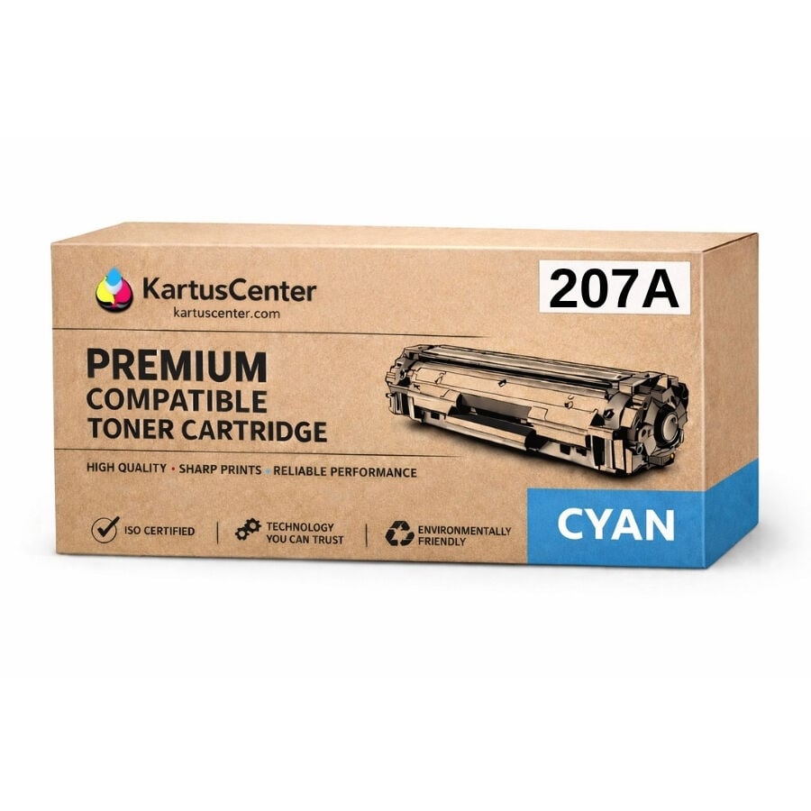 HP 207A W2211A Mavi Muadil Toner