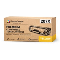 HP 207X W2212X Sarı Muadil Toner Yüksek Kapasite