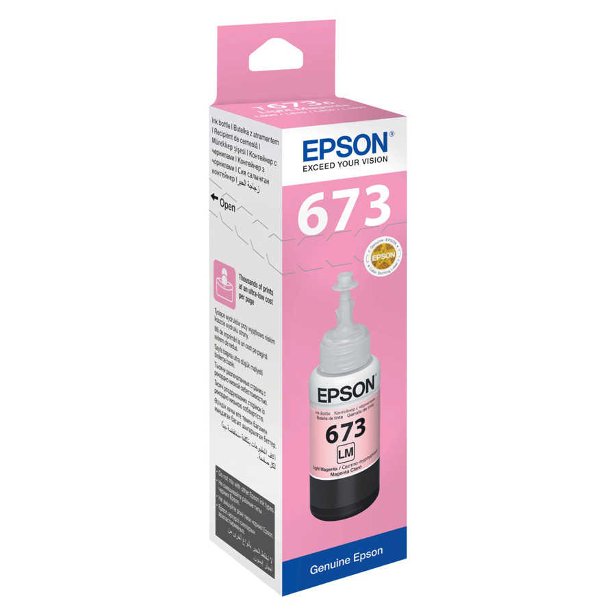 Epson 673 C13T67364A Açık Kırmızı Orjinal Mürekkep
