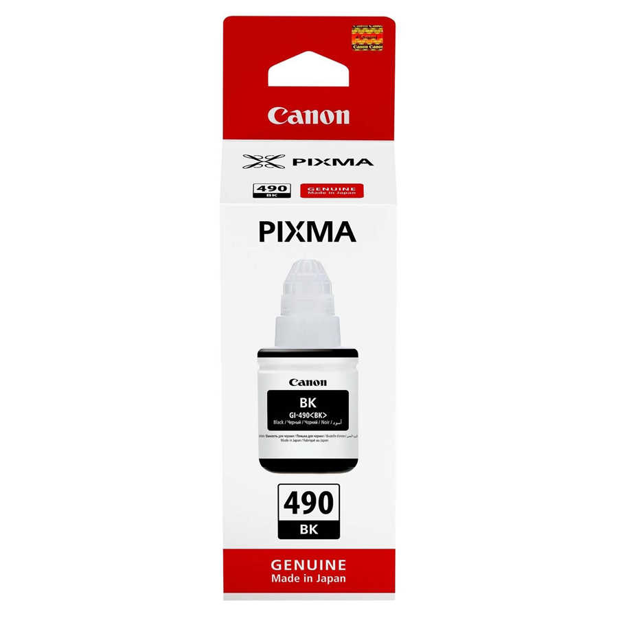 Canon GI-490 (0663C001) Siyah Orjinal Mürekkep
