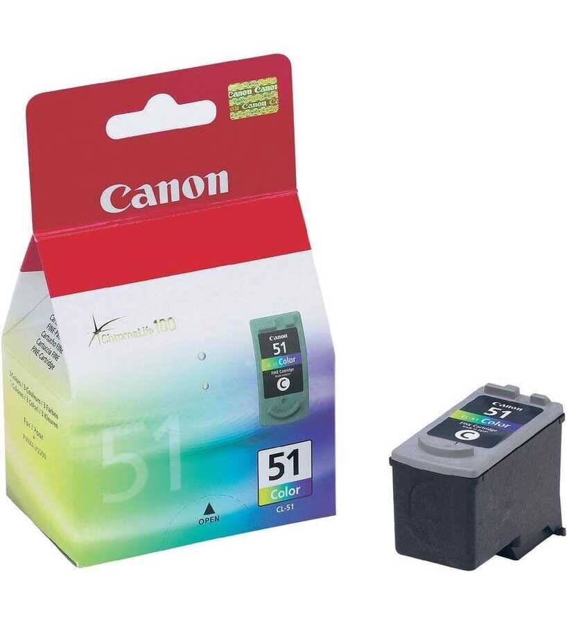 Canon CL-51 0618B001 Renkli Orjinal Kartuş