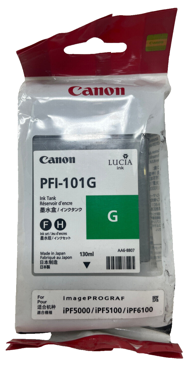 Canon PFI-101G 0890B001AA Green Orjinal Kartuş