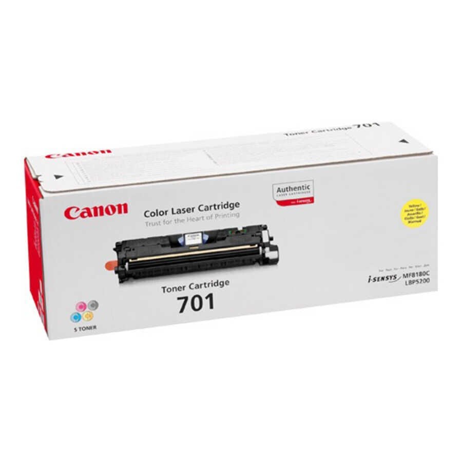 Canon CRG-701Y 9284A003 Sarı Orjinal Toner