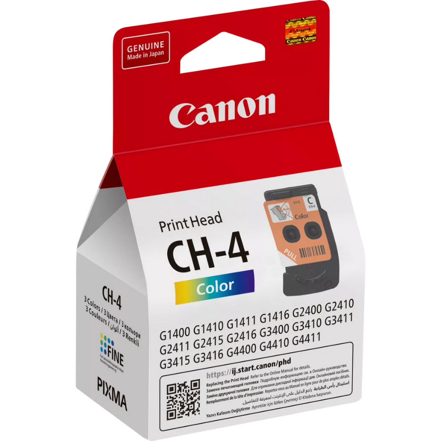Canon CH-4 (0694C002) Renkli Orjinal Baskı Kafası