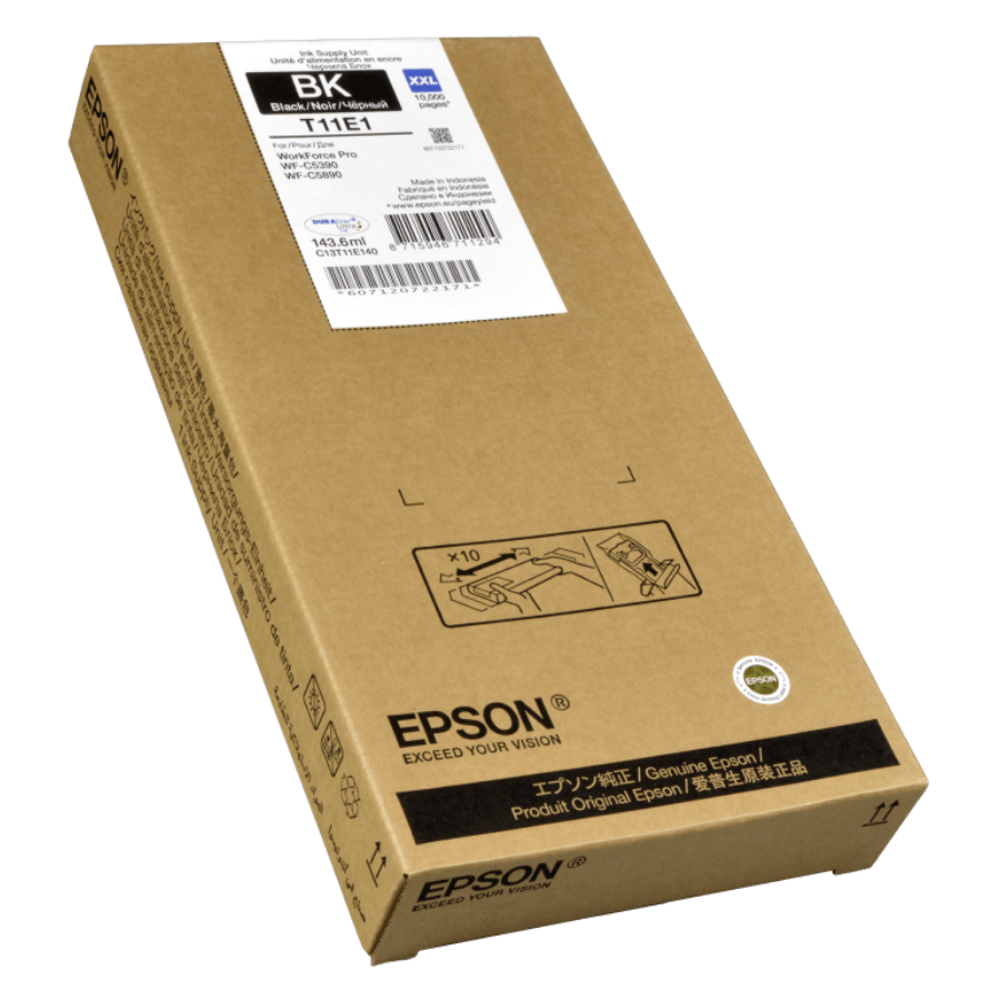 Epson T11E1 C13T11E140 Siyah Orjinal Kartuş Ekstra Yüksek Kapasite