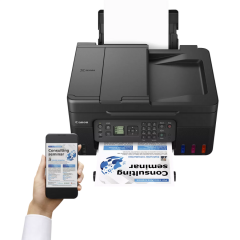 Canon Pixma G4470 (5807C009AA) Wi-Fi + Fotokopi + ADF Tarayıcı + Faks Renkli Mega Tanklı Yazıcı