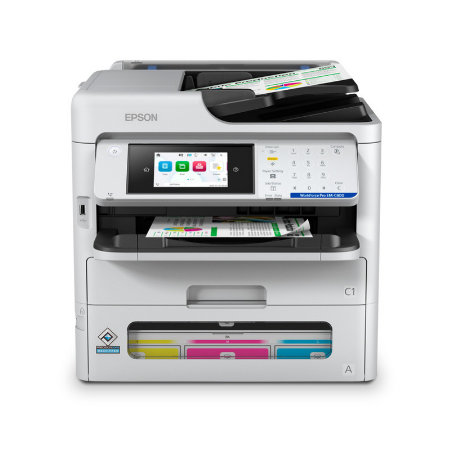 Epson WorkForce Pro WF-EM-C800RDWTF (C11CK19402) Wi-Fi Tarama + Fotokopi + Faks Renkli Çok Fonksiyonlu Inkjet Yazıcı