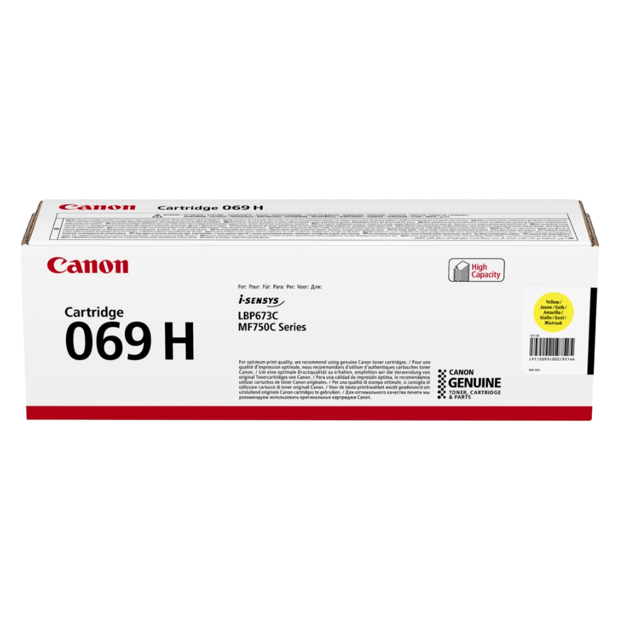 Canon CRG-069H (5095C002) Sarı Orjinal Toner Yüksek Kapasite