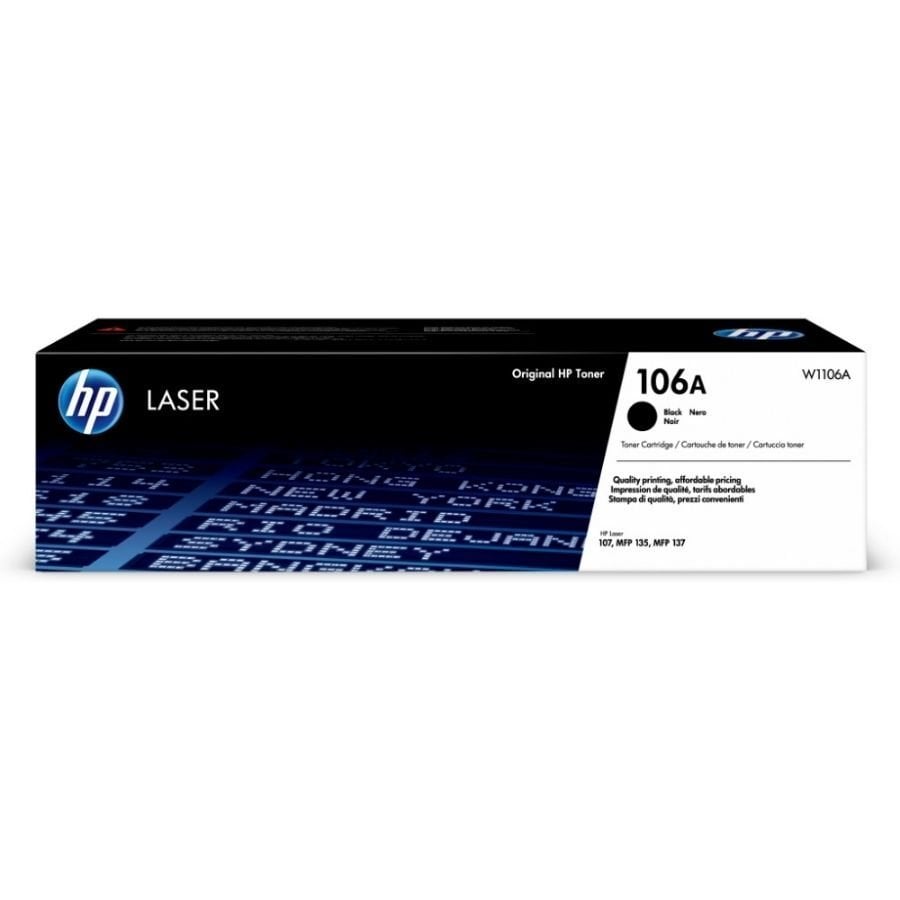 HP 106A W1106A Siyah Orjinal Toner