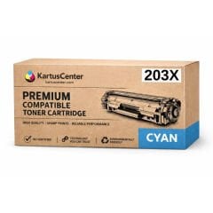 HP 203X CF541X Mavi Muadil Toner Yüksek Kapasite