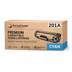 HP 201A CF401A Mavi Muadil Toner
