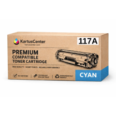 HP 117A W2071A Mavi Muadil Toner