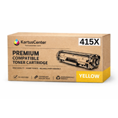 HP 415X W2032X Sarı Muadil Toner Yüksek Kapasite (ÇİPSİZ)
