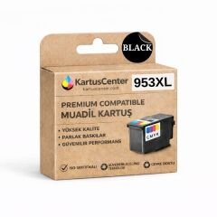 HP 953XL L0S70AE Siyah Muadil Kartuş Yüksek Kapasite
