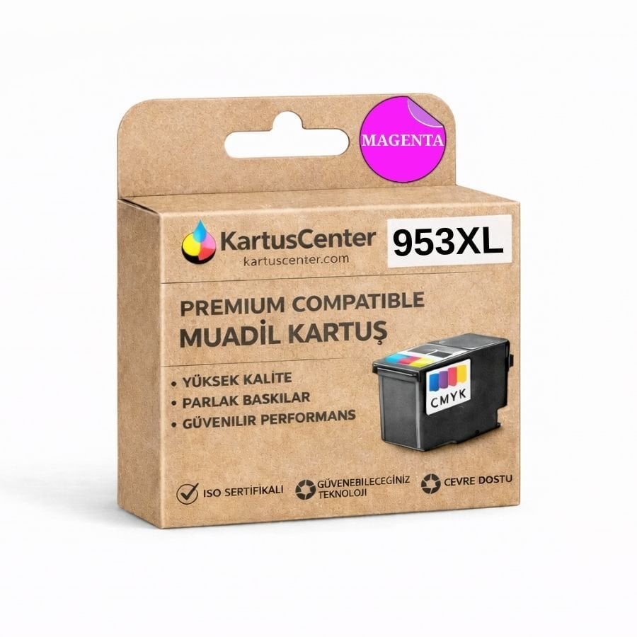 HP 953XL F6U17AE Kırmızı Muadil Kartuş Yüksek Kapasite