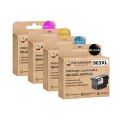 HP 963XL Muadil Yüksek Kapasite Kartuş Seti