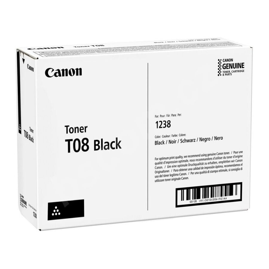 Canon T08 (3010C006) Siyah Orjinal Toner