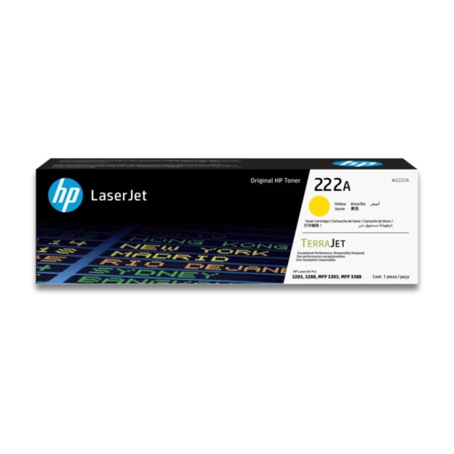 HP 222A W2222A Sarı Orjinal Toner