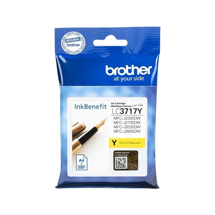 Brother LC3717Y Sarı Orjinal Kartuş