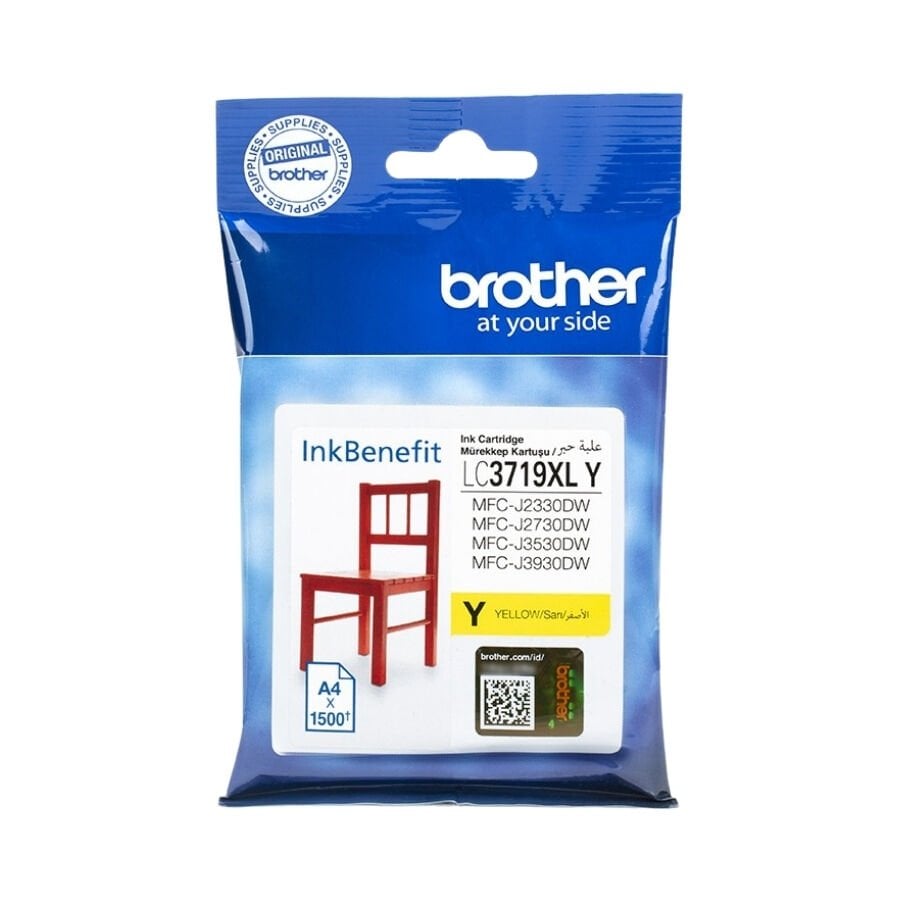 Brother LC3719XL Y Sarı Orjinal Kartuş Yüksek Kapasite