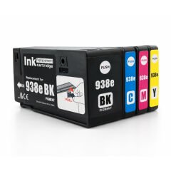 HP 938e 4 Renk Muadil Kartuş Seti Yüksek Kapasite