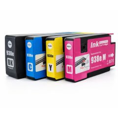 HP 938e 4 Renk Muadil Kartuş Seti Yüksek Kapasite