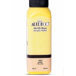 Artdeco 3601 Sarı Akrilik Boya 140 ml T15911 Artdeco 3601 Sarı Akrilik Boya 140 ml T15911
