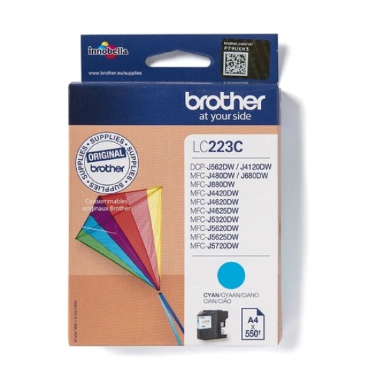 Brother LC-223C Mavi Orjinal Kartuş - MFC-J-4320 / DCP-J-4120 Brother LC-223C Mavi Orjinal Kartuş - MFC-J-4320 / DCP-J-4120
