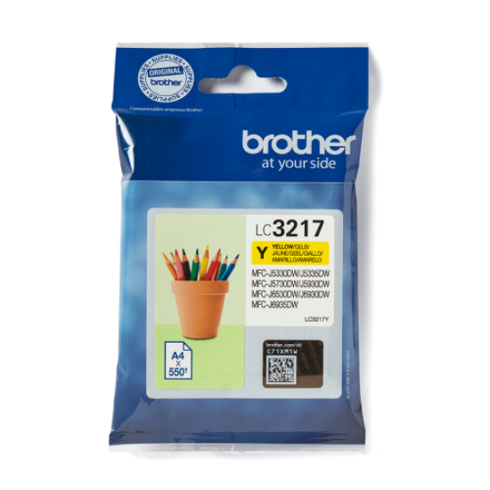 Brother LC-3217Y Sarı Orjinal Kartuş - MFC-J5330DW Brother LC-3217Y Sarı Orjinal Kartuş - MFC-J5330DW