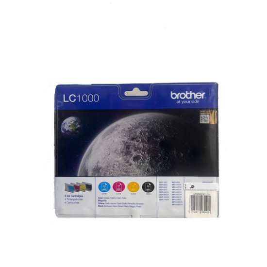Brother LC1000 4lü Paket Renkli Orjinal Kartuş - MFC-240C / MFC-440CN Brother LC1000 4lü Paket Renkli Orjinal Kartuş - MFC-240C / MFC-440CN