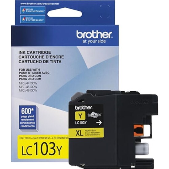 Brother LC103Y Sarı Orjinal Kartuş - DCP-J132W Brother LC103Y Sarı Orjinal Kartuş - DCP-J132W
