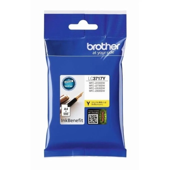 Brother LC3717Y Sarı Orjinal Kartuş - MFC-J2330DW T17542 Brother LC3717Y Sarı Orjinal Kartuş - MFC-J2330DW T17542