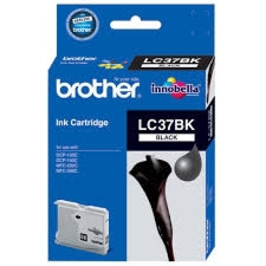 Brother LC37BK Siyah Orjinal Kartuş - DCP-110C T2832 Brother LC37BK Siyah Orjinal Kartuş - DCP-110C T2832
